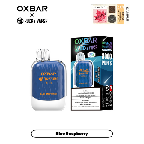 Oxbar G8000 - Disposable E-Cig (PROVINCIAL) (8000 Puffs)
