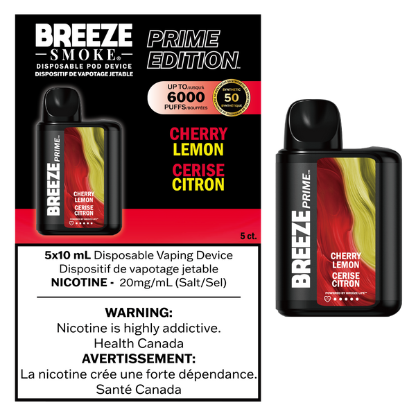 Breeze Prime - Disposable E-Cig (6000 Puffs) (PROVINCIAL)