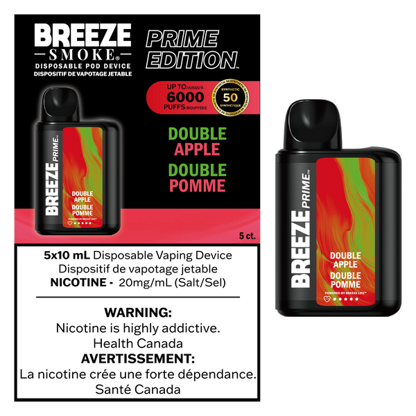 Breeze Prime - Disposable E-Cig (6000 Puffs) (PROVINCIAL)