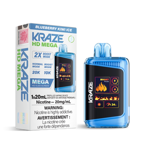 Kraze HD Mega - Disposable E-Cig (EXCISE TAXED) (20k Puffs)