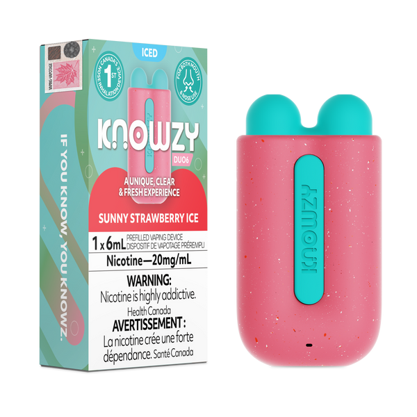 Knowzy Duo 6 - Disposable E-Cig (6ml) (PROVINCIAL)