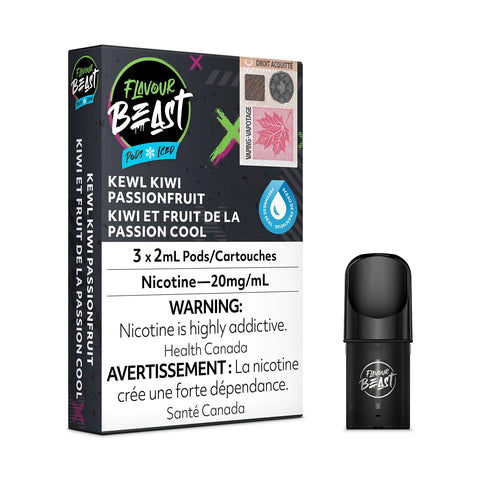 Flavour Beast Flow Pods - Kewl Kiwi Passionfruit (Compatible With STLTH)