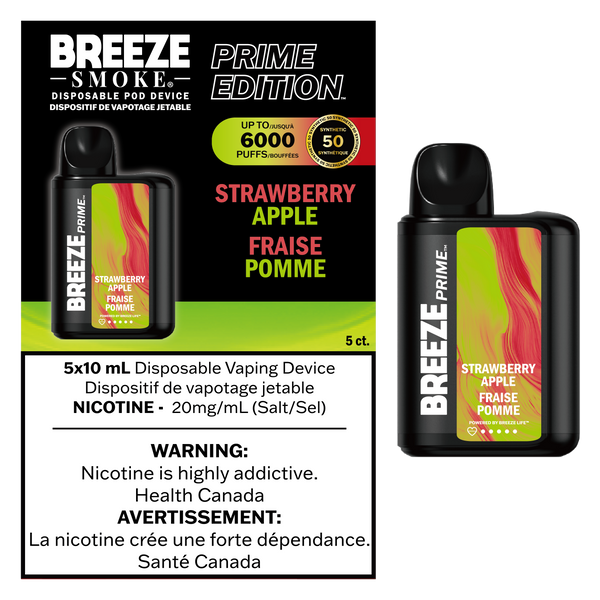 Breeze Prime - Disposable E-Cig (6000 Puffs) (PROVINCIAL)