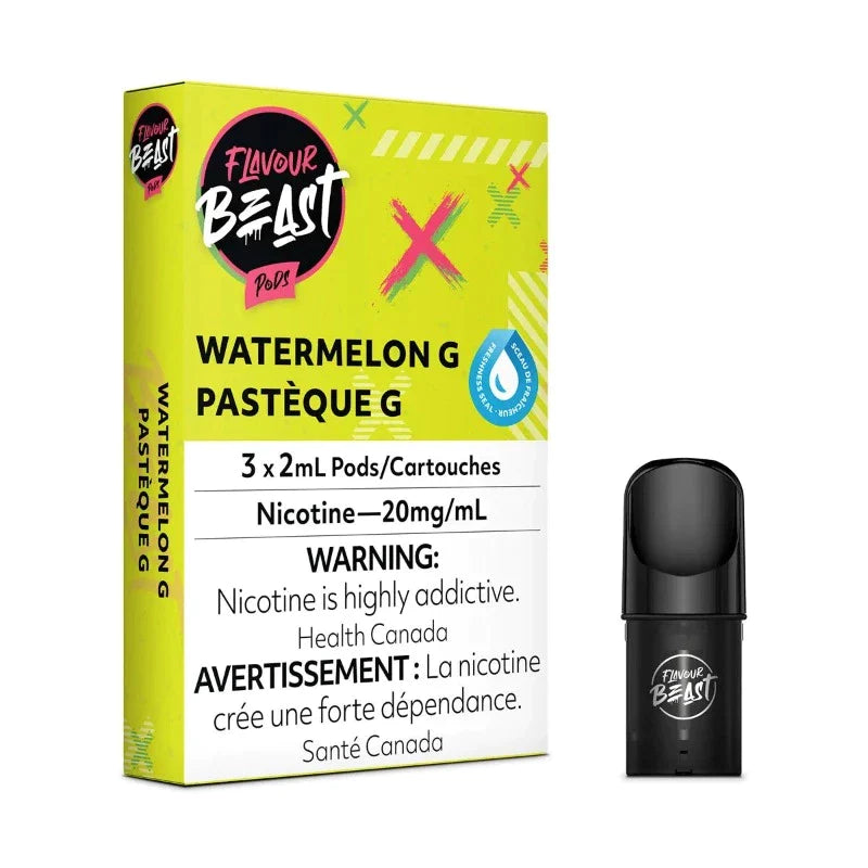 Flavour Beast Flow Pods -Watermelon G (Compatible With STLTH)