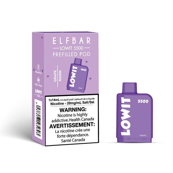 Elfbar - Lowit Pods (exised)  (5500 puffs)