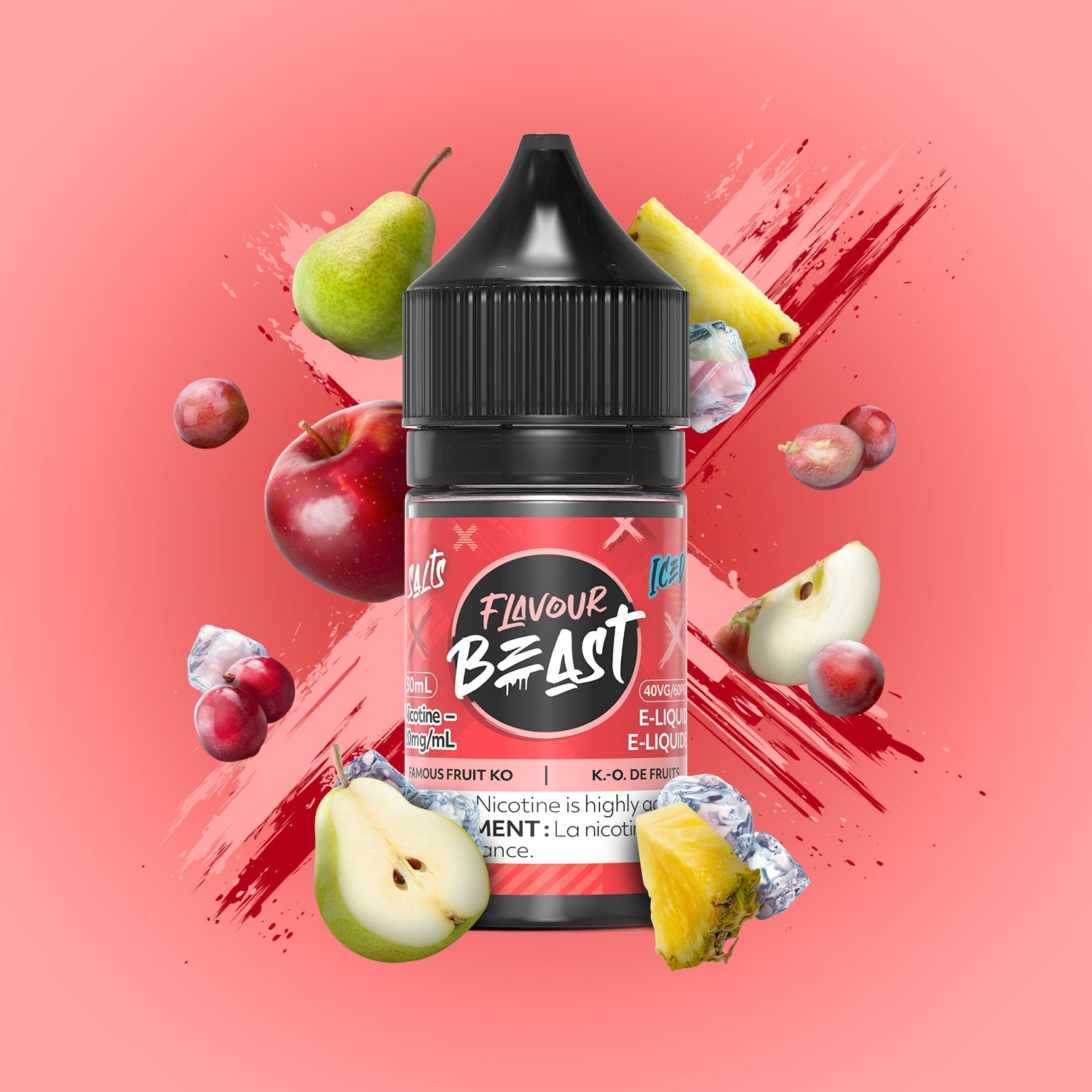Flavour Beast Salt - Famous Fruit KO Iced (EXCISE TAXED)
