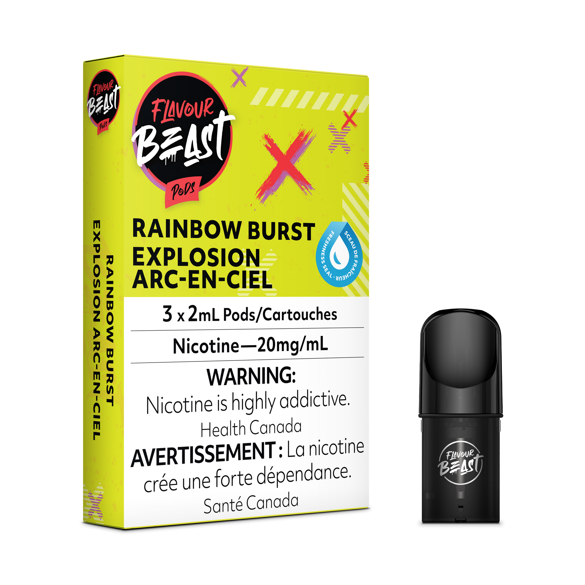 Flavour Beast Flow Pods - Rainbow Burst (Compatible With STLTH)